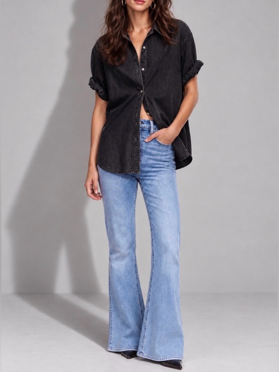 Aritzia Denim - Aritzia DENIM FORUM The Twiggy High Rise Flare Jeans Size 24